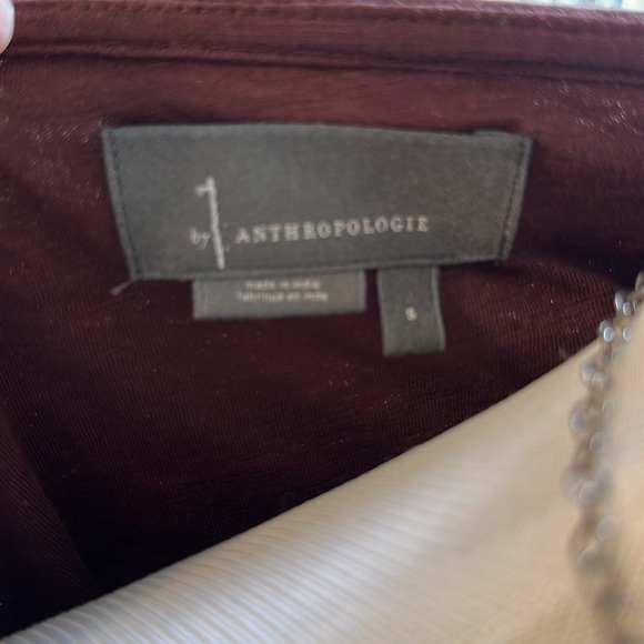 Anthropologie Cotton Embroidered Boho Tee, Small, NWOT - Picture 5 of 7